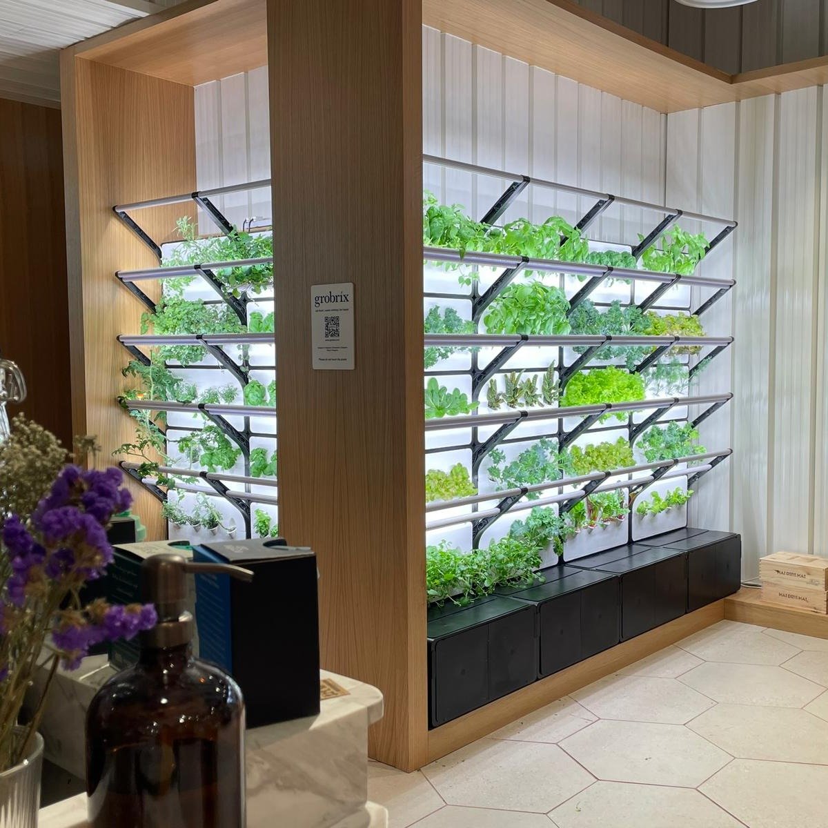 Little Farms Full Wall Grobrix Installation