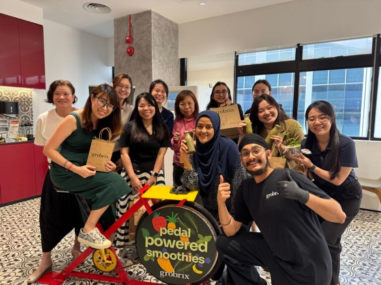 Sustainable smoothies, pedal powered blending